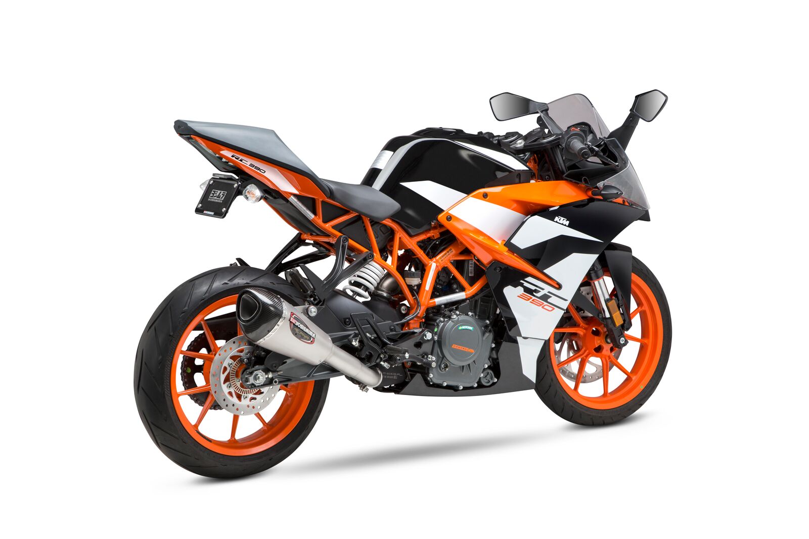 Street Alpha T Stainless Slip On Exhaust - For 17-20 KTM RC390 & 390 Duke - Click Image to Close