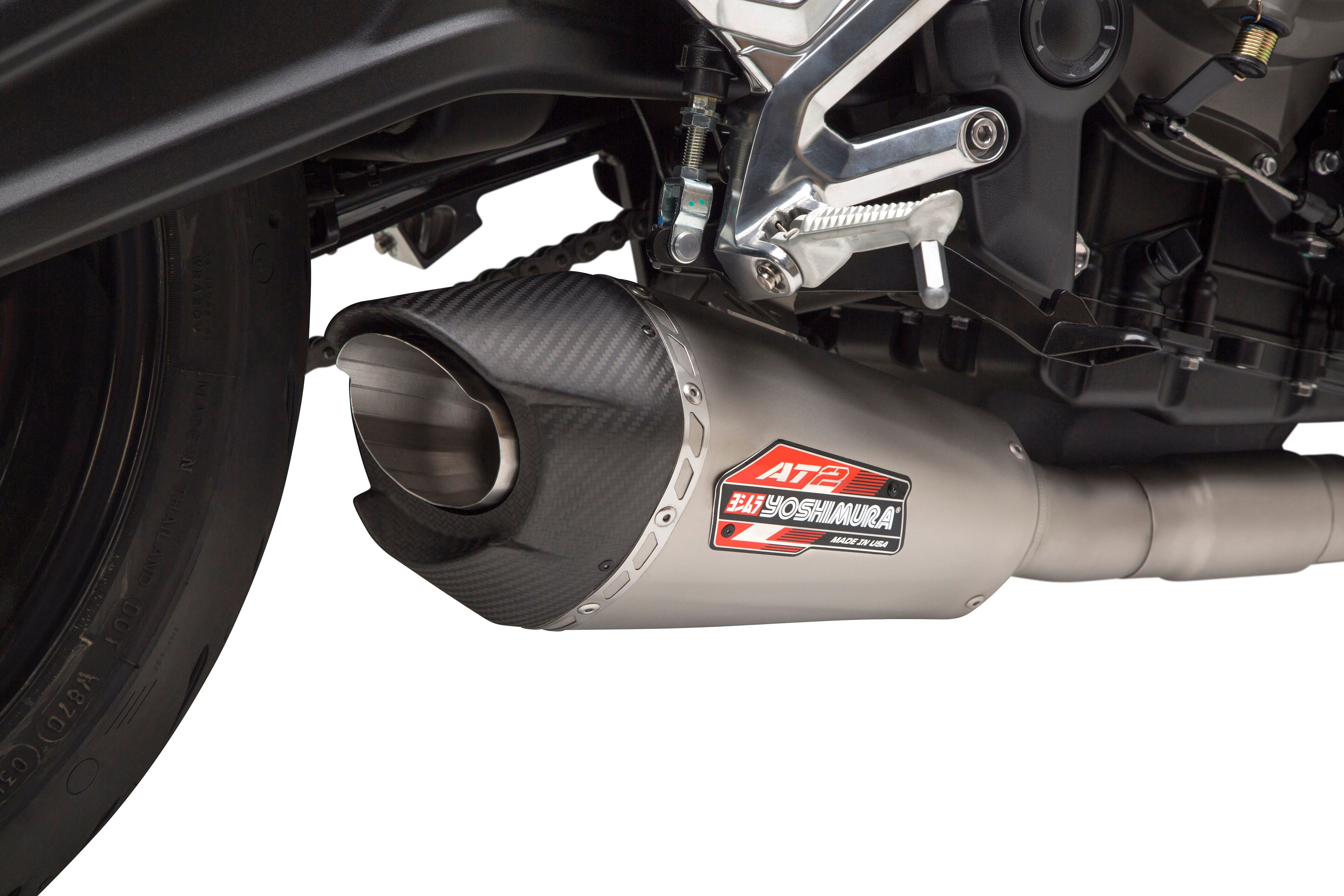 AT2 Race Stainless Full Exhaust - 2021 Triumph Trident 660 - Click Image to Close