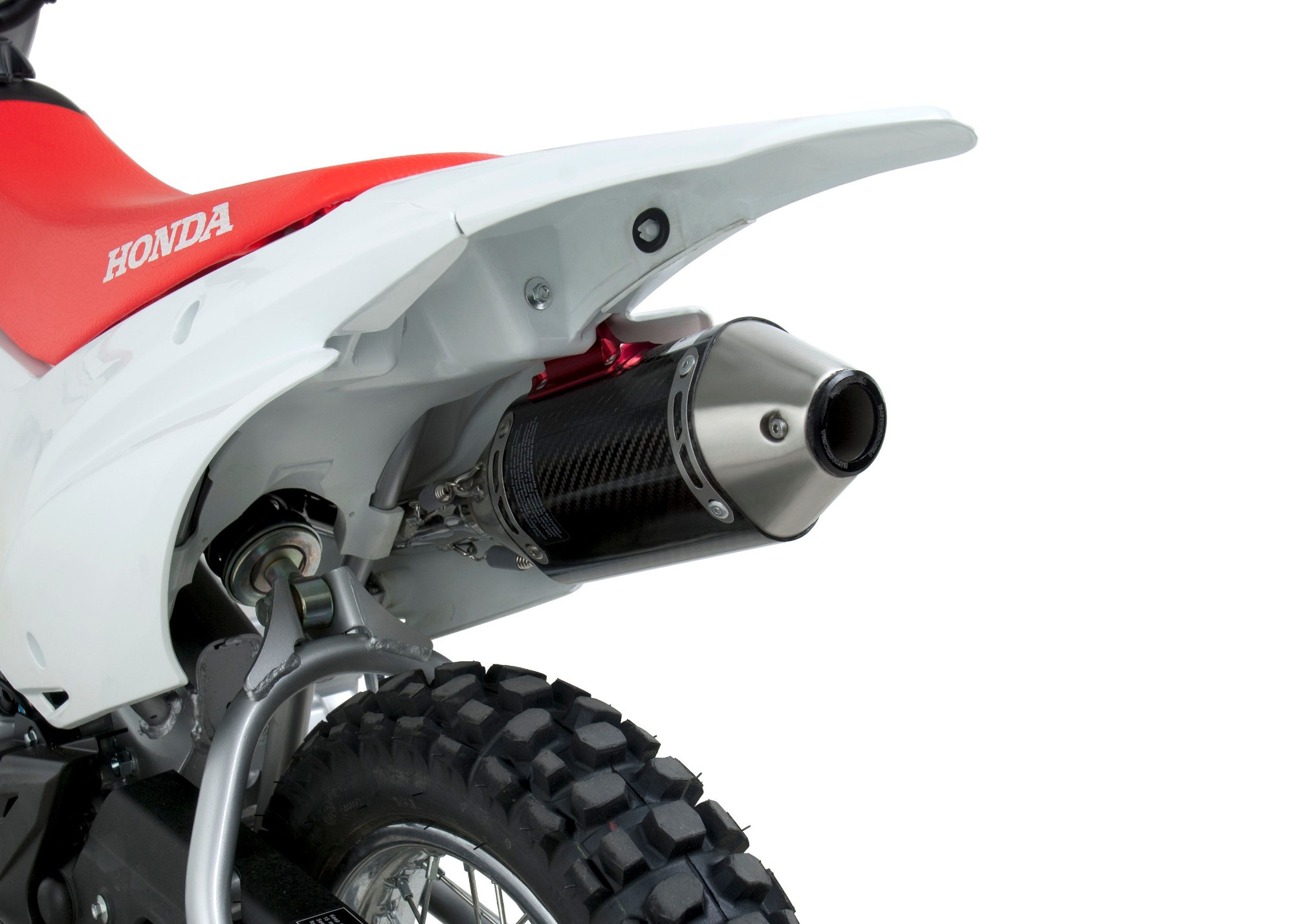 Enduro RS2 Carbon Fiber Stainless Steel Full Exhaust - For 13-18 Honda CRF110F - Click Image to Close