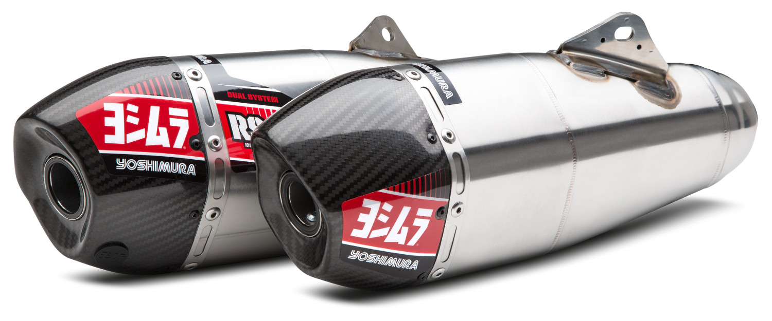 Signature RS9T Stainless Steel Slip On Exhaust - For 17-18 Honda CRF450R/RX - Click Image to Close