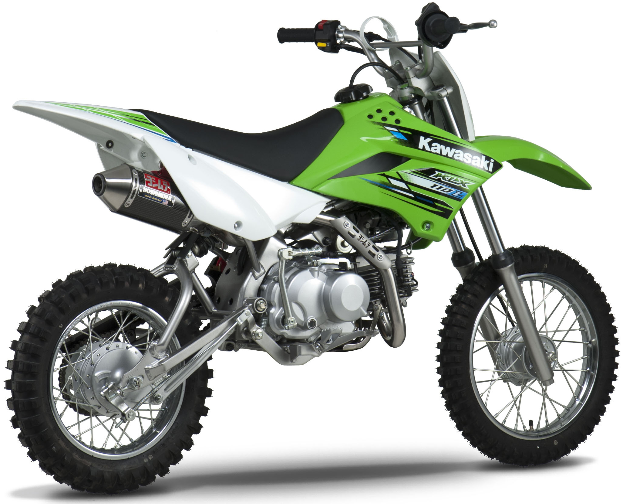Enduro RS2 Carbon Fiber Stainless Steel Full Exhaust - For KLX110/L & DRZ110 - Click Image to Close