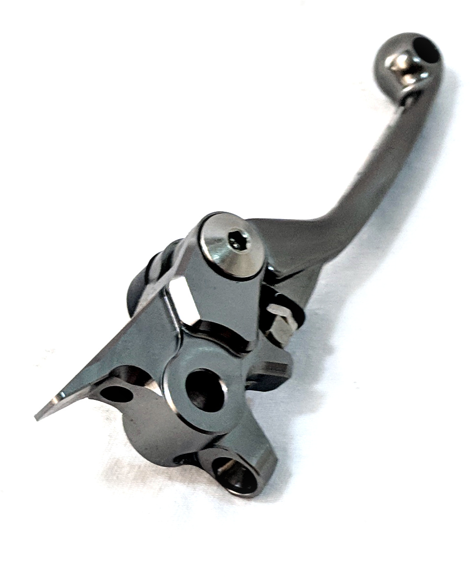 Pivot FP Forged Brake Lever - 3 Finger "Shorty" Length - KTM & Husqvarna w/ Brembo Master Cylinder - Click Image to Close