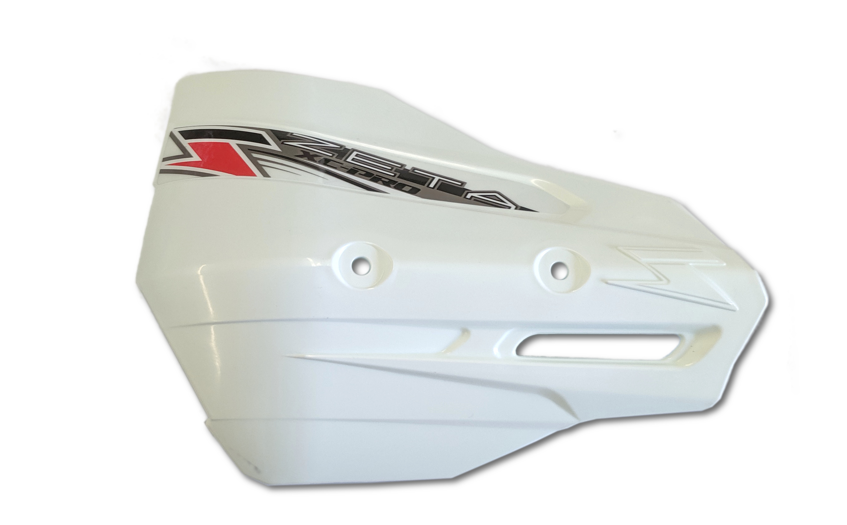 XC Pro Oversized Protector Handguard Shields White - Click Image to Close