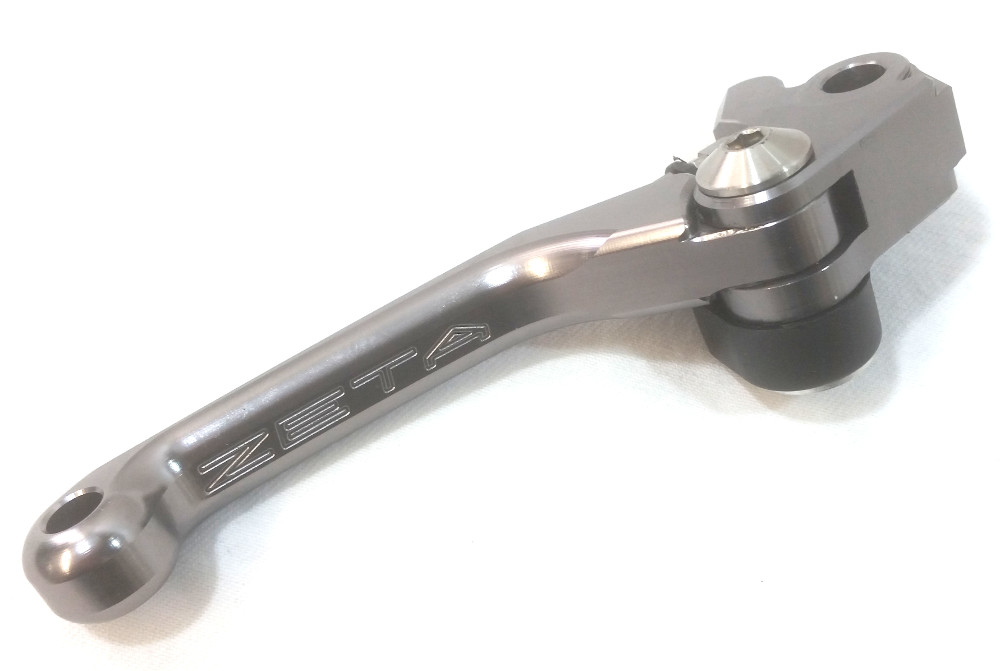Pivot CP CNC Brake Lever - 3 Finger "Shorty" Length - Honda Suzuki - Click Image to Close