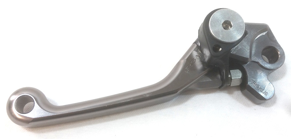 Pivot CP CNC Brake Lever - 3 Finger "Shorty" Length - Honda Suzuki - Click Image to Close