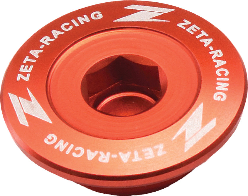 Orange Billet Engine Timing Plug - For Most 2011+ KTM & Husqvarna 4 Strokes - Click Image to Close