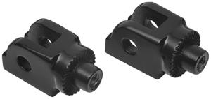 Kuryakyn Spline Driver Peg Adaptor Black (Pair)