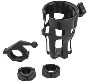 Universal Reflex Drink Holder With Bar Mount Black