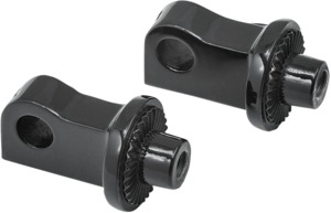 Kuryakyn Splined Peg Adapter Black (Pair)