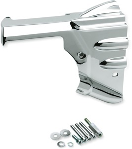 Chrome Transmission Cover & Oil Line Shroud by Kuryakyn Fits 02-06 Touring