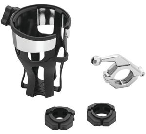 Universal Reflex Drink Holder With Bar Mount Chrome