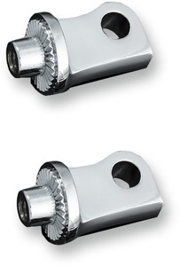 Kuryakyn Splined Peg Adapter Chrome (Pair)