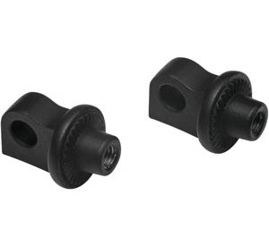 Kuryakyn Adjustable Stop Splined Peg Adapter Black