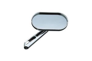Kuryakyn Magnum Mirrors Large Flat Chrome Fits 65-22 H-D Models