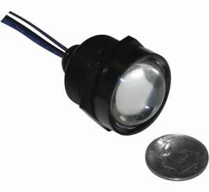 Letric Lighting Royal Flush LED 1in Black/Red/Amber
