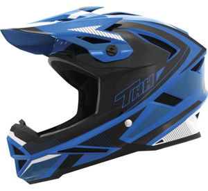THH Helmets T-42 BMX Acceler Helmet Blue/White 2XL