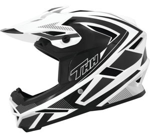 THH Helmets T-42 BMX Acceler Helmet Black/White 2XL