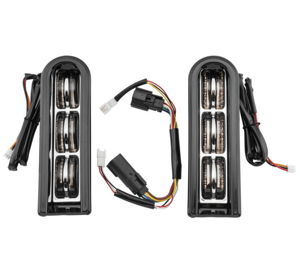 Letric Lighting Saddlebag Filler Support LED Lights - Black