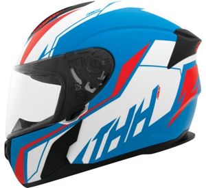 THH T810S Turbo Full Face Helmet Blue/Red XL
