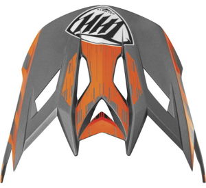 THH T-42 BMX Xtreme Visor Matte Gray/Orange
