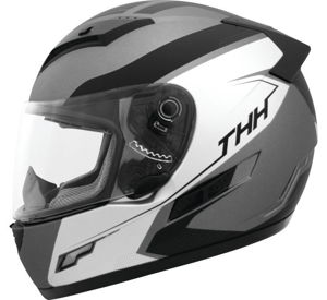 THH TS-80 Vision Full Face Helmet Grymet Gray XS