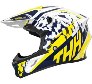 THH T710X Renegade Helmet Yellow/Blue Medium