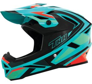 THH T-42 BMX Acceler Helmet Blue/Orange Large