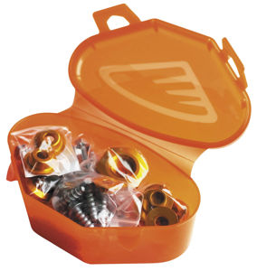 Cycra Body Plastic Fastener Set Orange Fits KTM