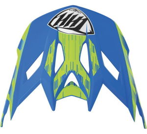 THH Helmets T-42 BMX Xtreme Replacement Visor Matte Blue/Yellow