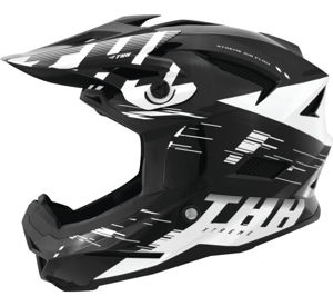 THH Helmets T-42 BMX Xtreme Helmet Black/White Small