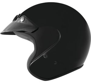 THH T-381 Open Face Helmet Black 2XL