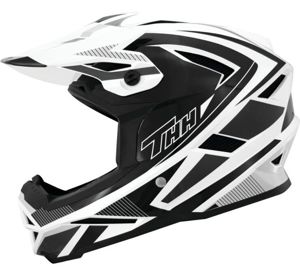 THH Helmets T-42 BMX Acceler Helmet Black/White Large