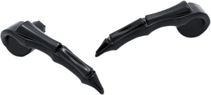 Kuryakyn Zombie Saddlebag Latch Handle Black - Pair