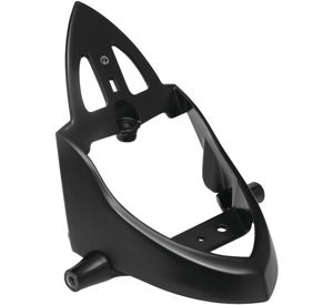 Rear Turn Signal & License Plate Mount Black by Kuryakyn