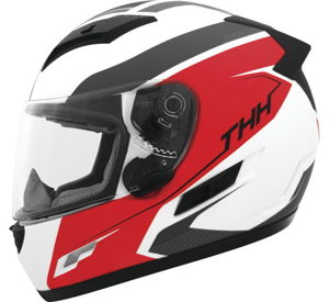 THH TS-80 Vision Full Face Helmet White/Red Small