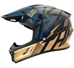 THH T710X Battle Helmet Blue/Gold Large