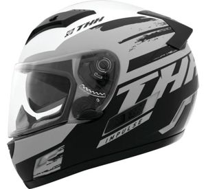 THH Helmets TS-80 Impulse Full Face Helmet Gray/Black Medium