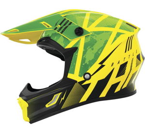 THH T710X Battle Helmet Green/Black Youth Small