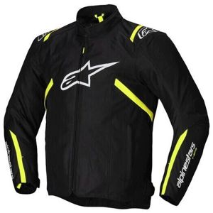 Alpinestars T-SPS V2 WP Jacket Black/White/Yellow L - Waterproof riding jacket For large size