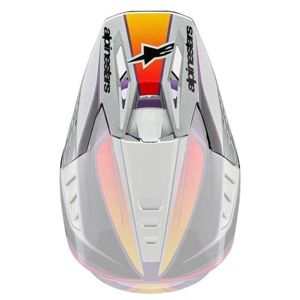 Alpinestars S-M5 Visor Sail Violet/Black/Silver Glossy Fits S-M5 Helmets