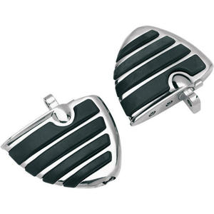 Kuryakyn ISO-Wing Mini Boards with Male Mount Adapter Chrome