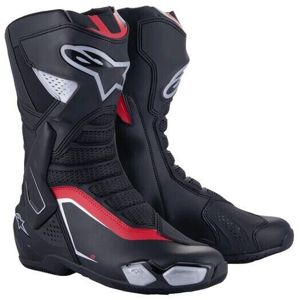 Alpinestars SMX-6 V3 Boots Black/Silver/Red Size 44 Men's