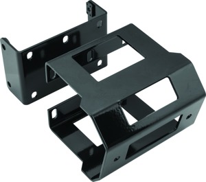 QuadBoss Winch Mount Black Fits 07-10 Suzuki LT-A450X KingQuad 4x4 AXi
