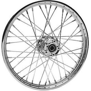 Biker's Choice 21x2.15 40-Spoke Front Wheel w/ ABS Bearing Chrome