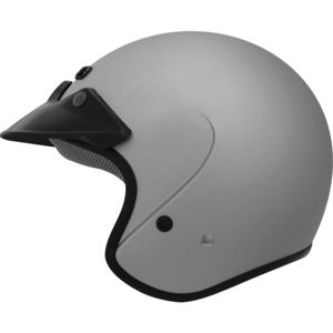 THH T-381 Open Face Helmet Silver Medium