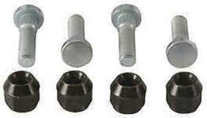 QuadBoss Front Wheel Stud & Nut Kit Fits 09-13 Kawasaki KVF650 Brute Force