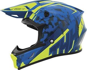 THH T710X Renegade Youth Helmet Blue/Yellow - Small