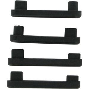 Kuryakyn Replacement Rubber Pads Black (Set of 4) For Transformer Floorboards