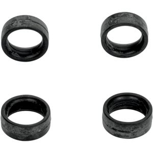 Kuryakyn ISO Shift Peg Replacement Rubbers Black (4 Pcs)