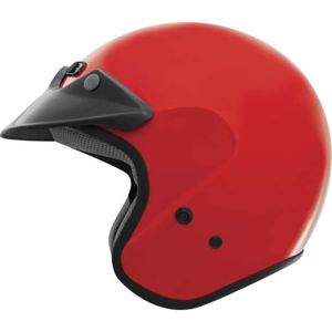 THH T-381 Open Face Helmet Red 2XL